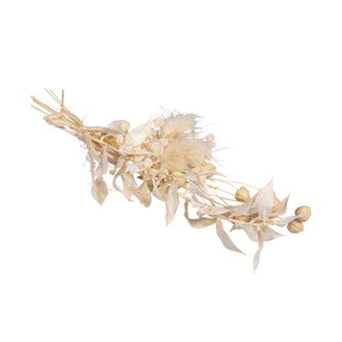 Non Communiqué Blanc Bouquet De Fleurs Séchées Hes