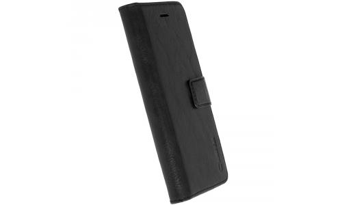 Krusell Sunne FolioCase - Flip cover voor mobiele telefoon - echt leer - zwart - voor Sony XPERIA XA1