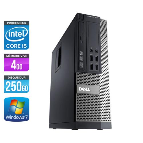 Unité centrale Dell Optiplex 790 SFF - Noir - Intel Core i5-2400 / 3.10 GHz - RAM 4 Go - HDD 250 Go - DVD - Gigabit Ethernet - Windows 7 Professionnel