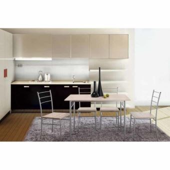 Bois Métal Ensemble Rectangle Manger Et Table Longueur 110cm4 À b6gfyvY7