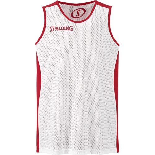 Spalding - Maillot réversible Spalding Essential - 2XL - rouge/blanc