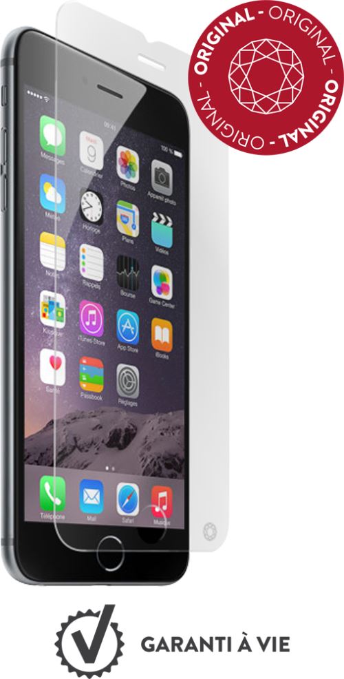 Protection Écran iPhone Forceglass Protection En Verre Trempé Pour iPhone 6 Plus