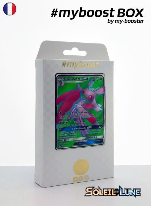Coffret #myboost FLORAMANTIS GX 115/149 210PV - Soleil Et Lune - 10 cartes Pokemon francaises