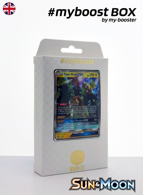 Coffret #myboost TAPU KOKO GX (Tokorico) SM33 - Sun and Moon - 10 cartes Pokemon anglaises