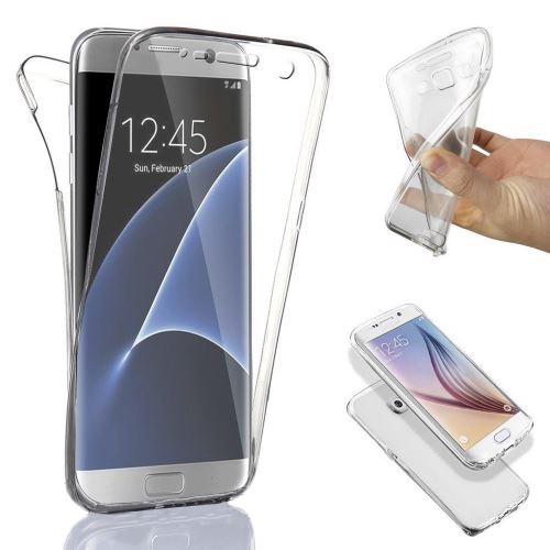 Coque Silicone Gel Pour Samsung Galaxy S7 Edge Housse Etui Intégrale 360 Transparent