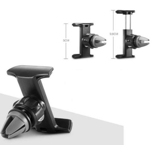 Support Voiture Réglable pour BLACKBERRY Noir Ventilateur Universel 360 Rotatif Adaptable