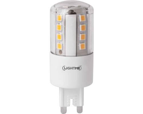 LightMe LM85335 LED EEC A++ (A++ - E) G9 à broches 4.5 W = 42 W blanc chaud (Ø x L) 24 mm x 64 mm à intensité variable