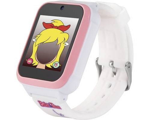 Technaxx Bibi&Tina Kids-Watch à quartz Montre-bracelet pour enfants 1.4 cm x 23 cm x 1.4 cm x 4.2 cm blanc, rose