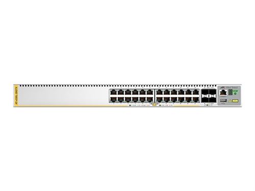 Allied Telesis AT X530L-28GTX - Commutateur - C3 - Géré - 24 x 10/100/1000 (PoE+) + 4 x 1 gigabit/10 gigabit SFP+ (liaison montante) - Montable sur rack