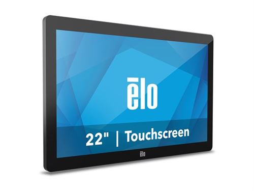 Elo 2202L - Écran LED - 22" (21.5" visualisable) - écran tactile - 1920 x 1080 Full HD (1080p) @ 60 Hz - 250 cd/m² - 1000:1 - 14 ms - HDMI, VGA - haut-parleurs - noir