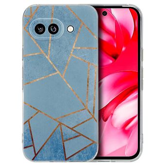 Coque pour Google Pixel 9a en silicone Graphique bleu imoshion - 1