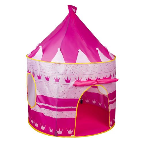 Chateau en tissu rose cabane tente maison jouet enfant -