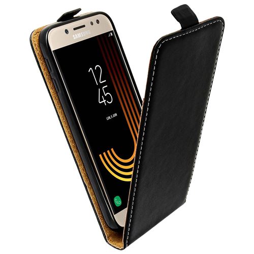 Housse Samsung Galaxy J3 2017 Etui Clapet Rabat Vertical Porte-carte Noir