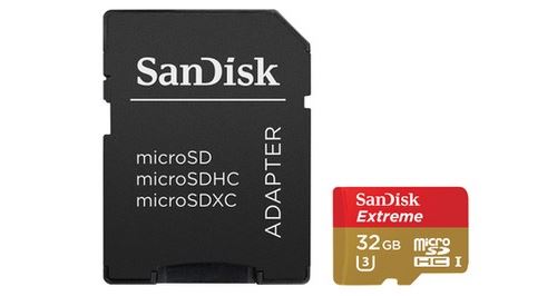Carte mémoire SANDISK EXTREME MICRO SDHC 32 Go