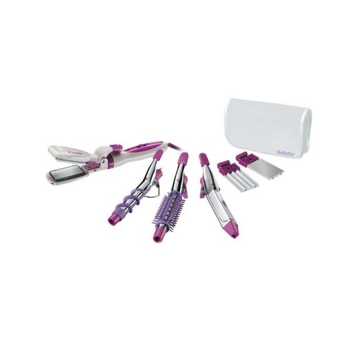 BaByliss 2020CE - haarkrulborstel/-tang - room/framboos
