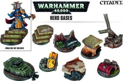 Warhammer 40K - Hero Bases