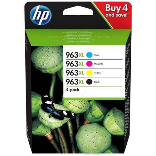 hp s - hp cartouche encre 963xl - noir/couleur (3yp35ae)