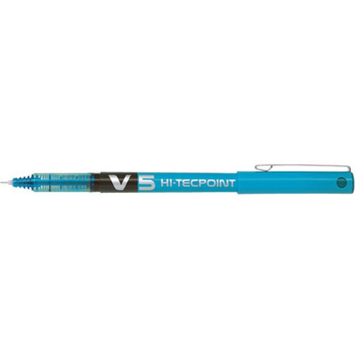 Stylos Roller Pilot V5 Pointe 0,5 Mm - Lot De 6 - Encre Fluide Précise - Couleur Rose