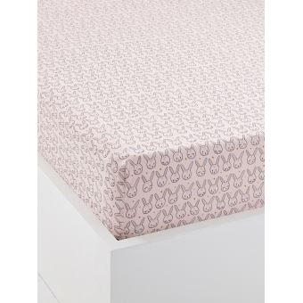 Sur Vertbaudet Drap Housse Bebe Feerie Rose 70x140 Matelas Drap Housse Achat Prix Fnac