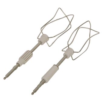 Jeu De 2 Fouets à Émulsionner Blancs PREP'LINE – Compatibles Robots Ménagers SEB – Références XJ901301 / SS-987800 – Qualité SOS Accessoire