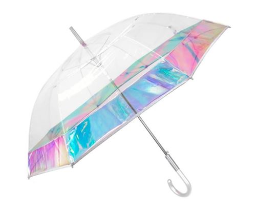 Perletti parapluie Iridescent Dome 102-87 automatique dames transparent