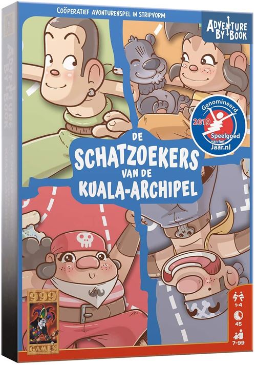 999 Games jeu d'action By Book : les chercheurs de trésors du Kuala
