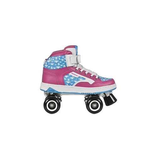 Powerslide Patins à roulettes Quad Player rose / bleu