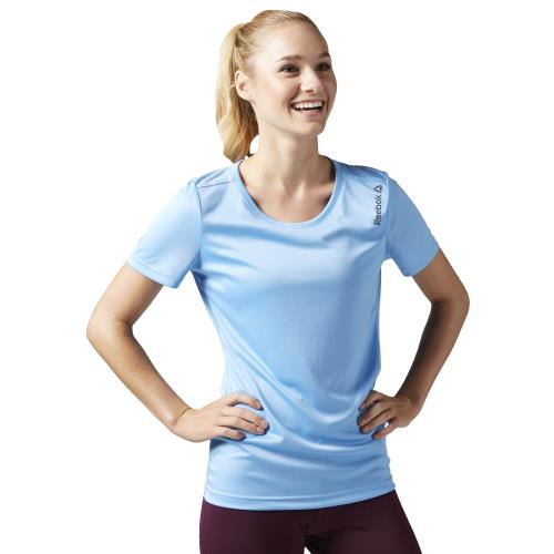 Reebok T-shirt Running Essentials bleu ciel Taille XXS Adulte Femme