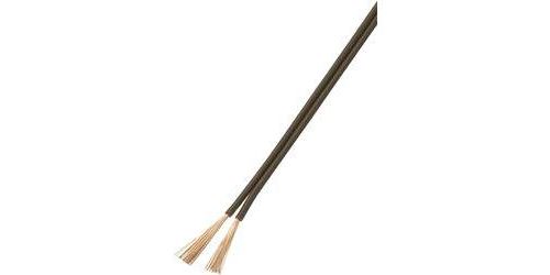 Fil de câblage TRU COMPONENTS NYFAZ/CCA 1566633 2 x 0.75 mm² marron 50 m
