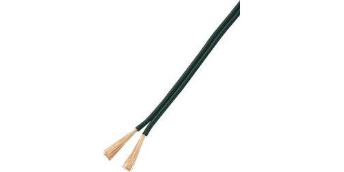 Fil de câblage Conrad Components 93030c529 2 x 0.75 mm² noir 25 m