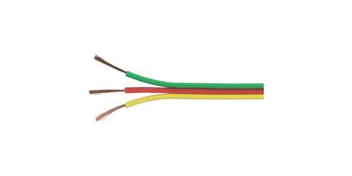 Fil de câblage TRU COMPONENTS FBC 1571443 3 x 0.14 mm² jaune, rouge, vert 25 m