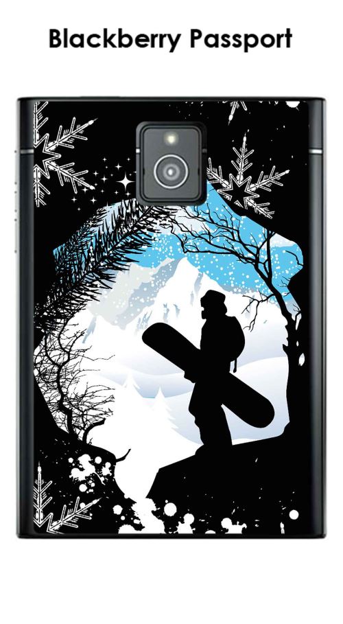 Coque Blackberry Passport design surf-neige1