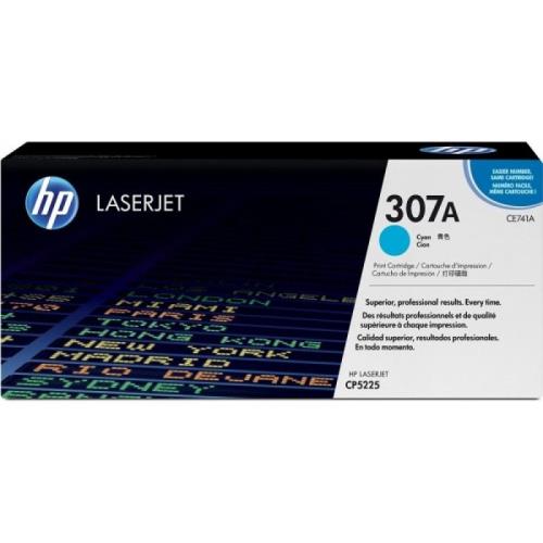 HP 307A - cyaan - origineel - LaserJet - tonercartridge (CE741A)