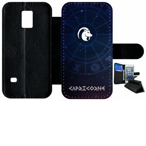 Etui À Rabat Samsung Galaxy S5 Mini Signe Astrologique Capricorne