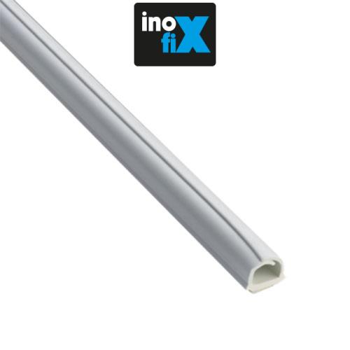 Inofix - Lot de 4 gaines adh&eacute;sives Cablefix 5,5 x 5 mm blanc