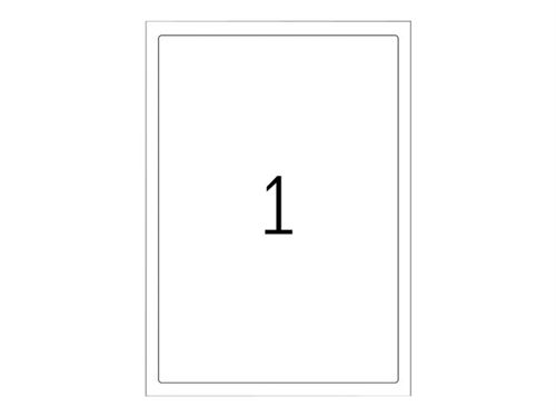 Special - Auto-adh&eacute;sif - blanc - 190 x 275 mm 25 unit&eacute;s (25 feuille(s) x 1) papier