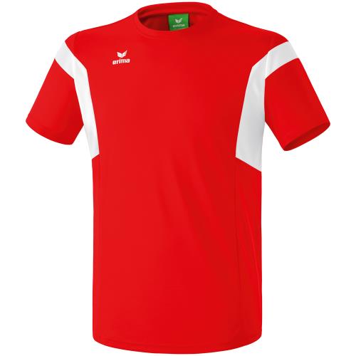 Erima - T-shirt Erima Classic Team - S - rouge/blanc