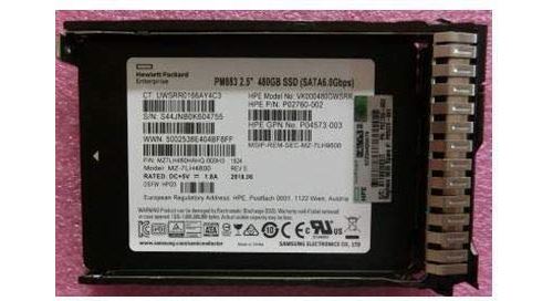 HP Enterprise SSD 480Gb Sff Sata Ri Sc Ds - Solid State Disk - Serial Ata