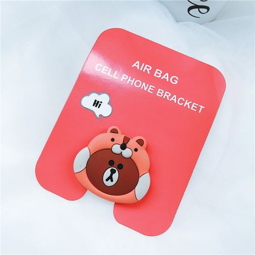 Support de téléphone mignon de bande dessinée universelle Écureuil en silicone