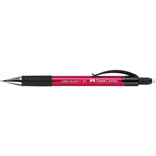 FABER CASTELL  137721 Crayon Graphite GRIP MATIC 1377 0,7 mm Rouge