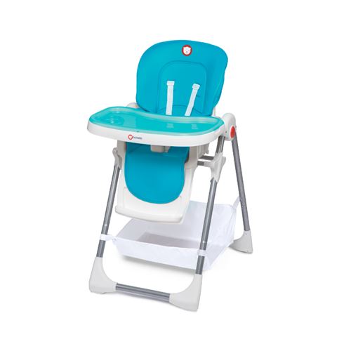 LINN Plus Chaise haute multi-position réglable 2en1 Turquoise