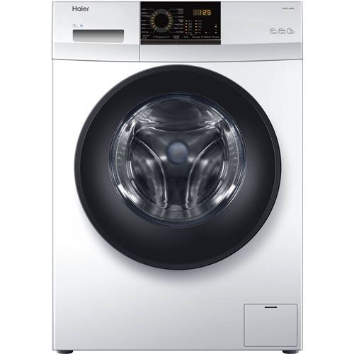 Haier Hw70-14829 - Machine À Laver - Largeur : 59.5 Cm - Profondeur : 46 Cm - Hauteur : 85 Cm - Chargement Frontal - 45 Litres - 7 Kg - 1400 Tours/Min - Blanc
