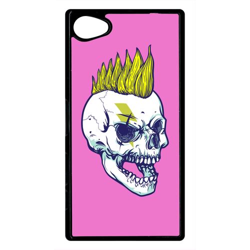 Coque Sony Xperia Z5 Compact Motard Crane Rose