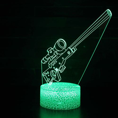 Lampe 3D Tactile Veilleuses Enfant 7 Couleurs avec Telecommande - Fortnite #5
