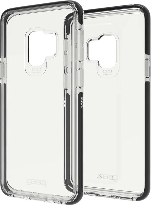 Gear4 Piccadilly - Achterzijde behuizing voor mobiele telefoon - D3O - zwart - voor Samsung Galaxy S9