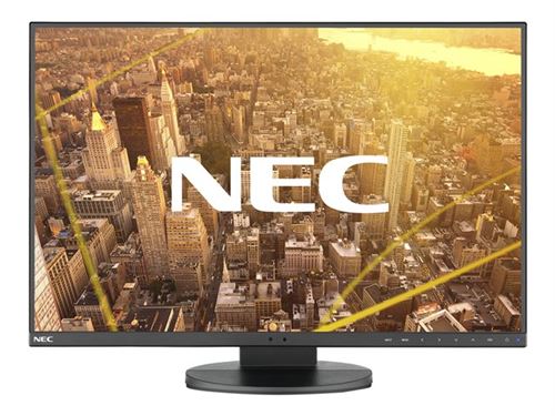 NEC MultiSync EA241WU-BK - Écran LED - 24 - 1920 x 1200 @ 60 Hz - IPS - 300 cd/m² - 1000:1 - 5 ms - HDMI, DVI-D, VGA, DisplayPort - haut-parleurs - noir