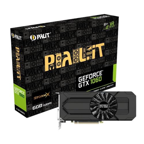Palit GeForce GTX 1060 StormX 6 Go GDDR5 Carte graphique PCI Express 3.0 – Noir