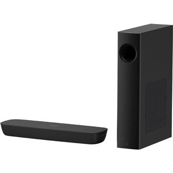 Panasonic SC-HTB250 - Système de barre audio - pour home cinéma - Canal 2.1 - sans fil - Bluetooth - 120 Watt (Totale) - 1