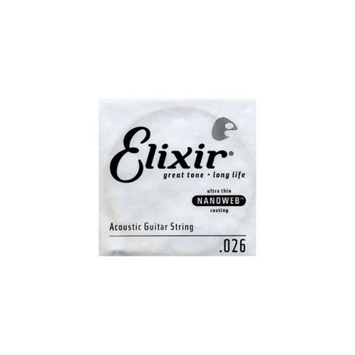 Elixir Corde Au Détail Guitare Acoustique Nanoweb 026 - 15126