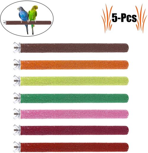 Meilleurs prix pour Legendog Perchoir Perroquet,5 PCS Oiseaux Perches Perroquet Stand Jouet Formation Interactif Oiseau Cage Perches Perroquet Jouer Jouet